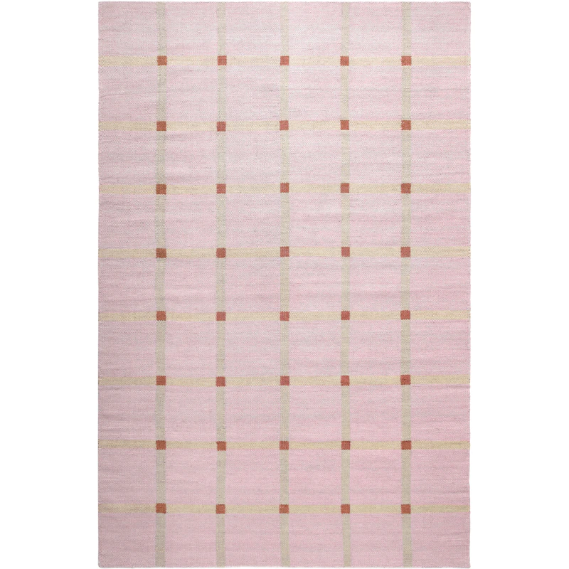 Mosaic Uldgulvtæppe 180x270 cm, Rosa