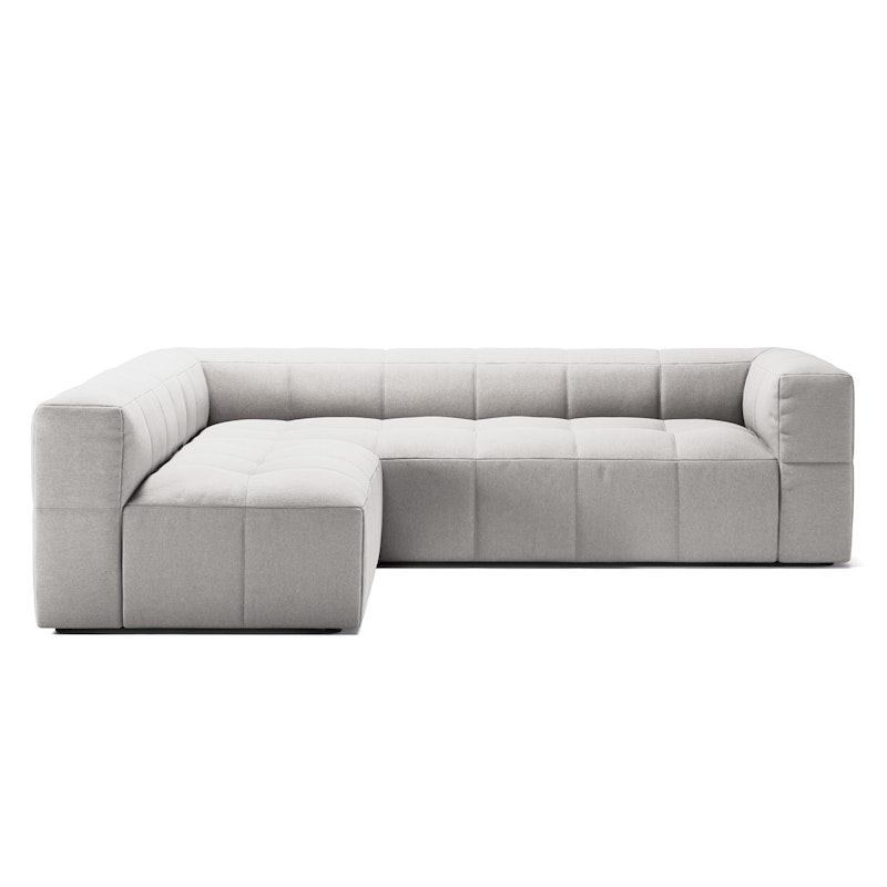 Mure 3-Personers Sofa Med Åben Ende Venstre, Moon White