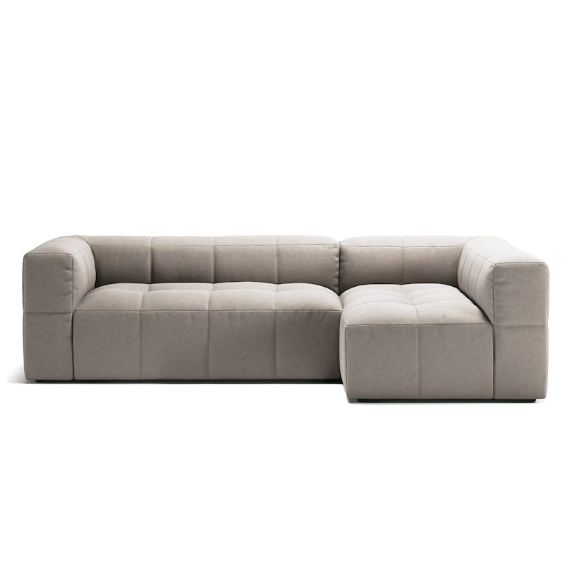 Mure 3-Personers Sofa Med Divan Højre, Sandshell Beige