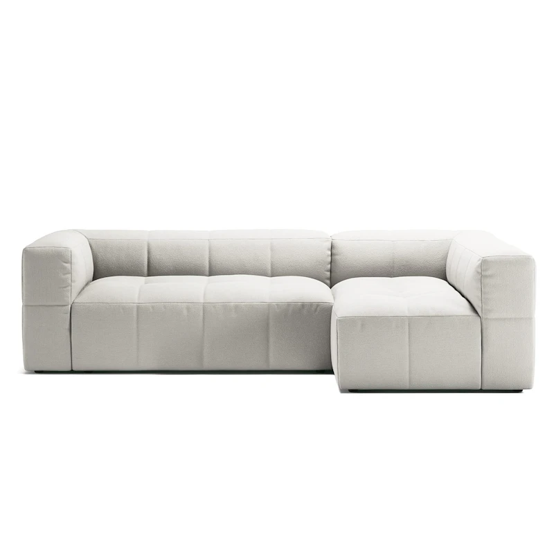Mure 3-Personers Sofa Med Divan Højre, Steam White