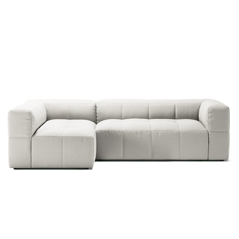 Mure 3-Personers Sofa Med Divan Venstre, Steam White
