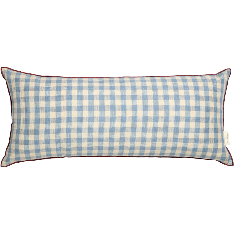 Outline Check Pude 30x70 cm, Blå