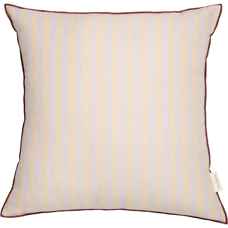 Outline Stripe Pude 50x50 cm, Syrenfarvet