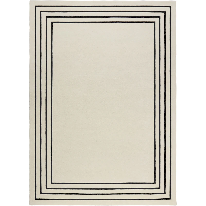 Outline Uldgulvtæppe 300x400 cm, Off-white