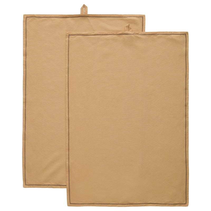 Sienna Viskestykke 50x70 cm 2-pak, Beige