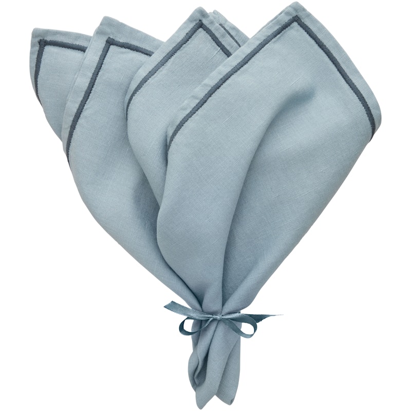 Sienna Serviet 45x45 cm 2-pak, Dusty Blue