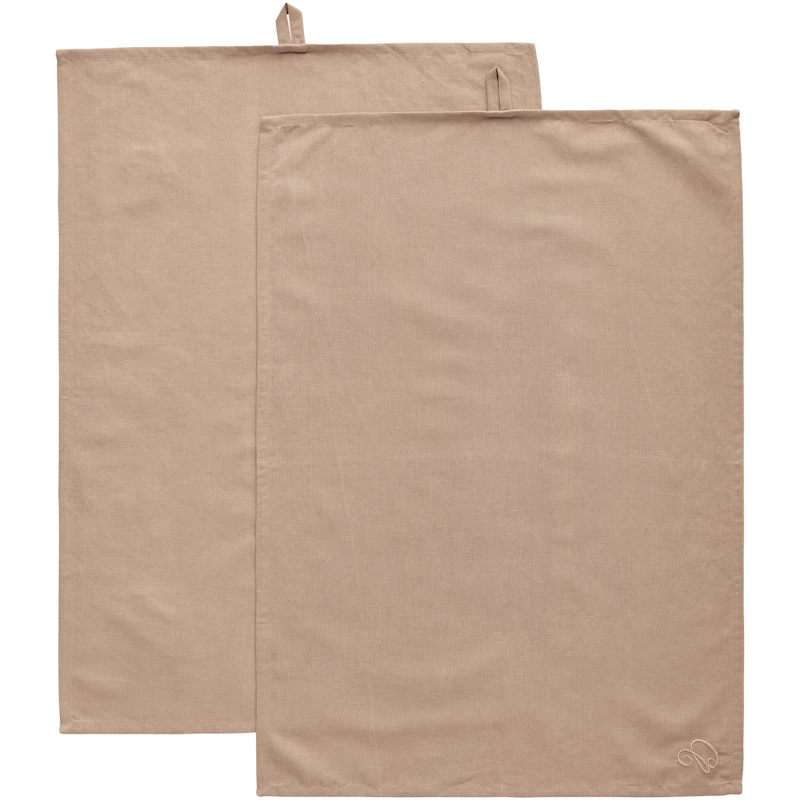 Sienna Viskestykke 50x70 cm 2-pak, Taupe