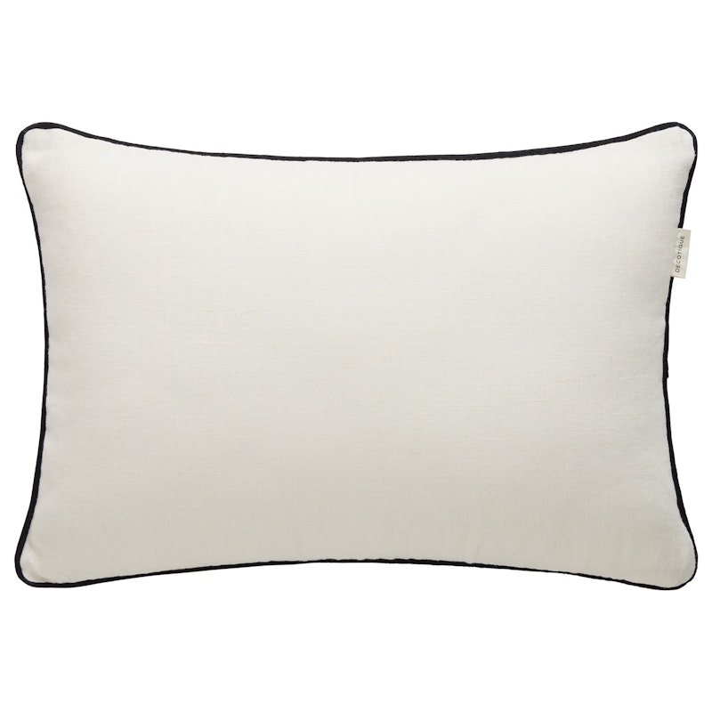 Soft Pude 40x60 cm, Offwhite / Sort