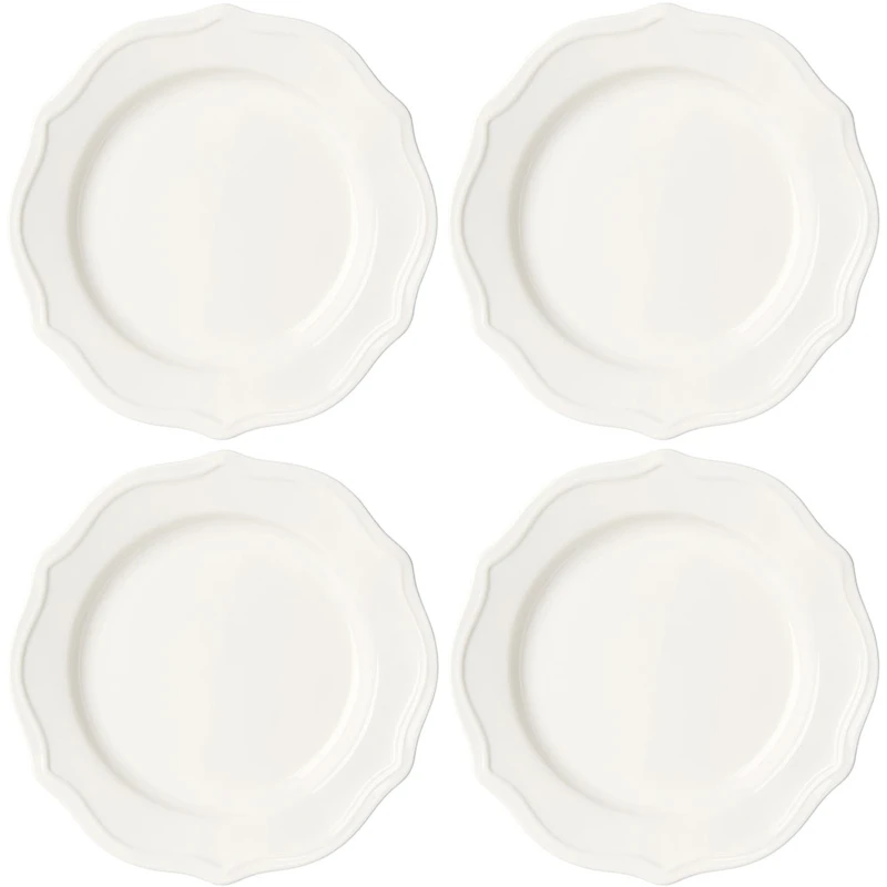 Violette Sidetallerken 20 cm 4-pack, Hvid
