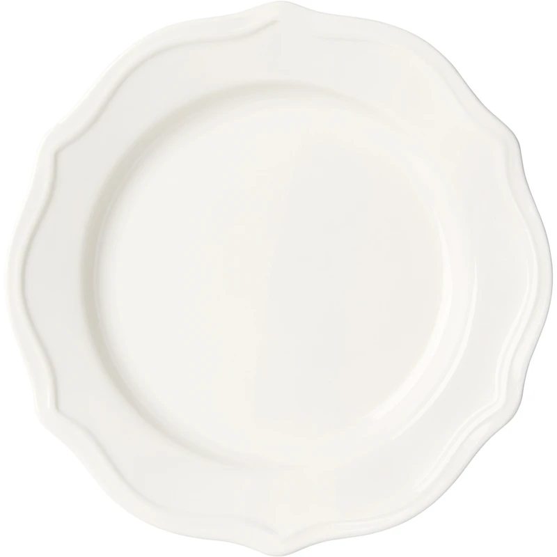 Violette Sidetallerken 20 cm, Hvid