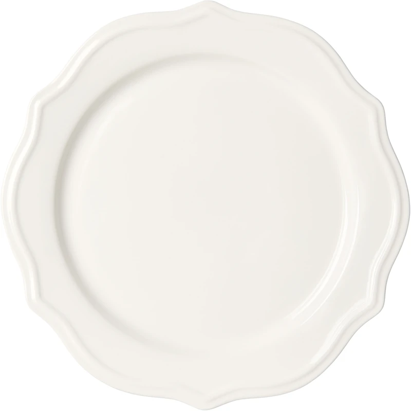 Violette Tallerken 28 cm, Hvid