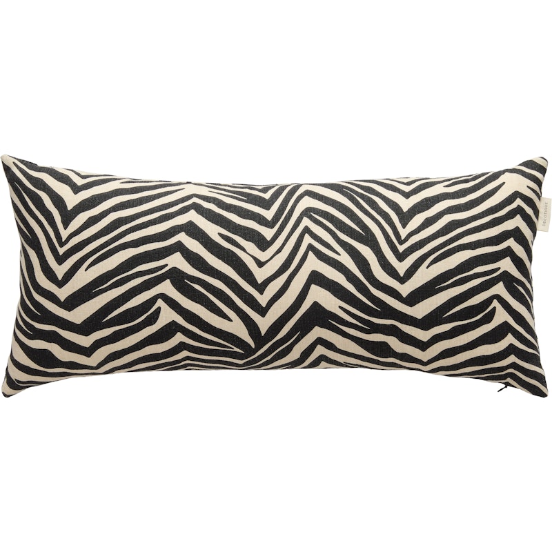 Zebra Pude 30x70 cm, Sort / Hvid