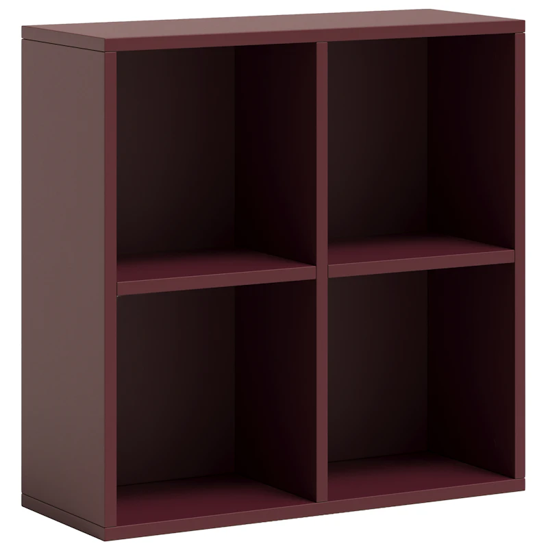 Bloc Vægskab 62x62 cm, Garnet Red