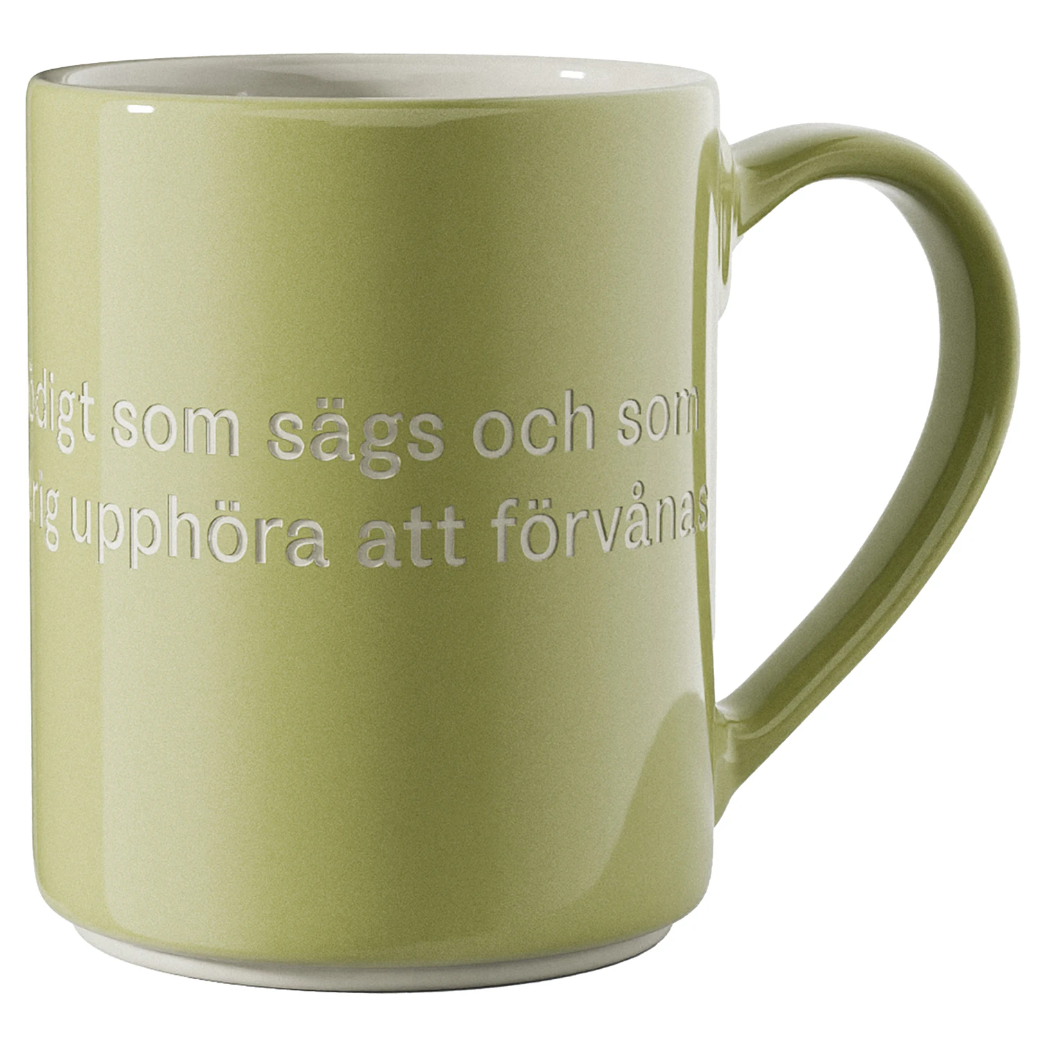 Design House Stockholm Astrid Lindgren Krus Voj Voj S&aring; Mycket On&ouml;digt Som S&auml;gs - Kaffekopper Nyt Benporcel&aelig;n Spring Green - 3038-0000