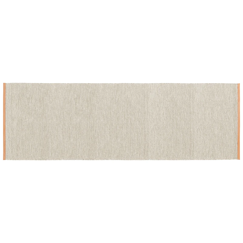 Björk Uldgulvtæppe 80x250 cm, Beige