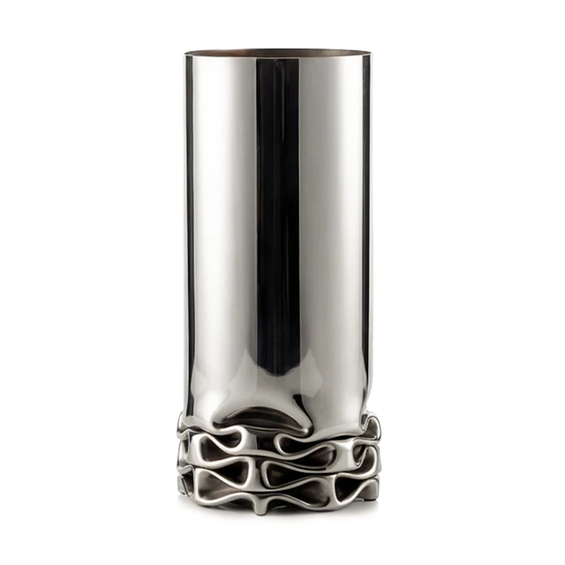 Hydraulic Vase Rustfrit Stål, 33 cm