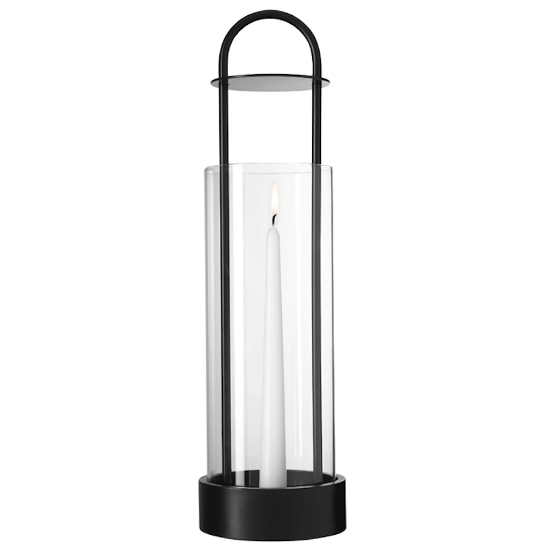 Lotus Fyrfadsstage Sort