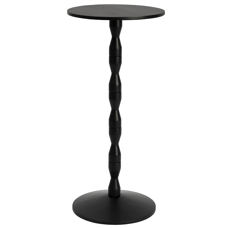Pedestal Sidebord Eg, Sort