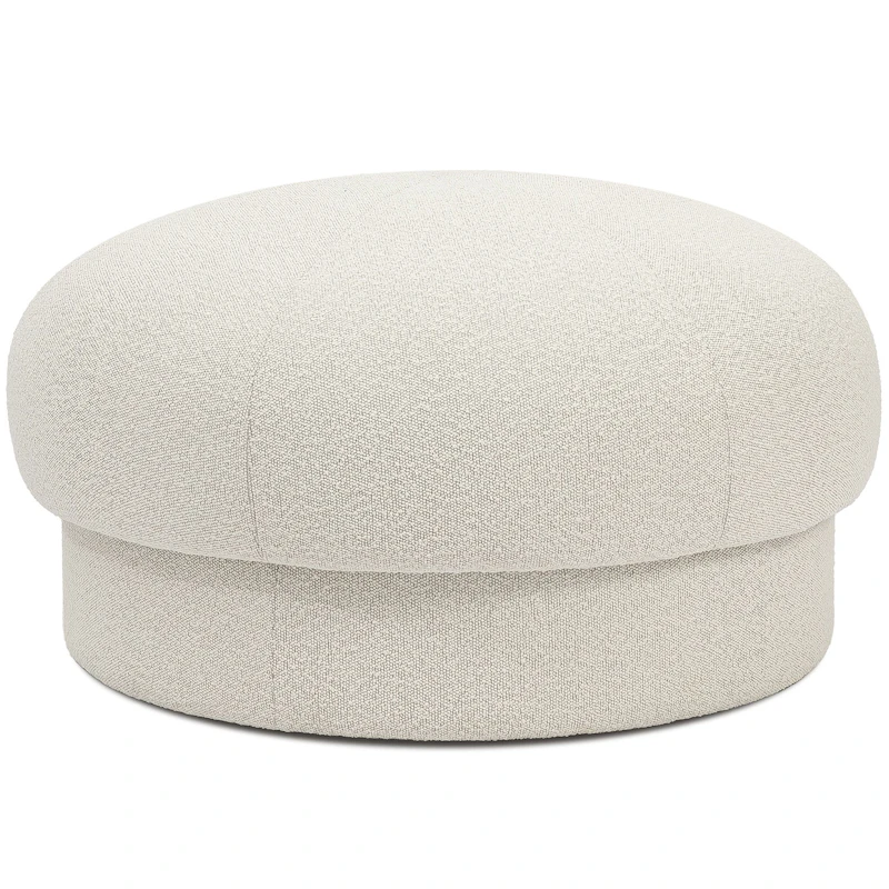 Uno Puf Ø94 cm, Cremefarvet