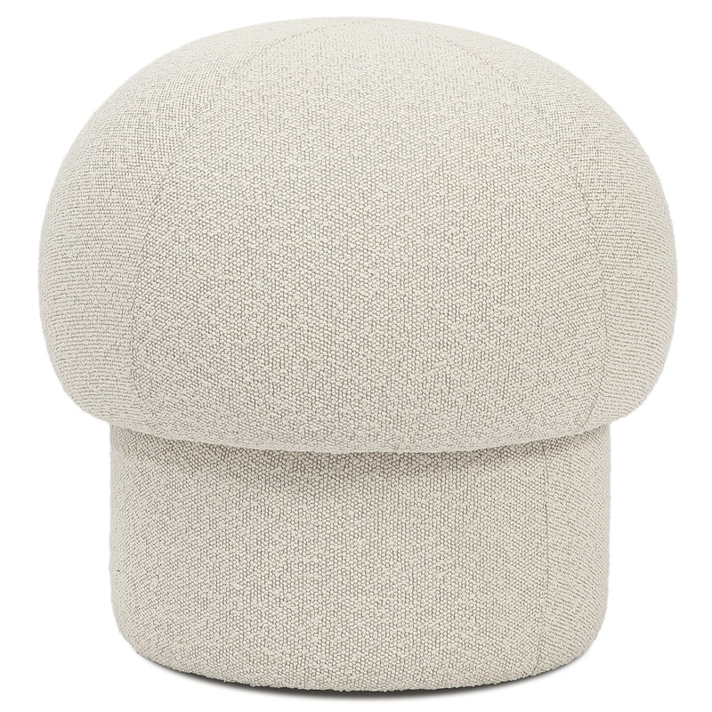 Uno Puf Cremefarvet, Ø50 cm