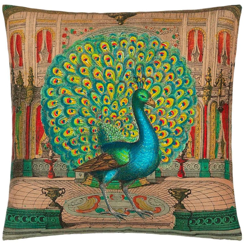 Peacock Pude 50x50 cm, Emerald