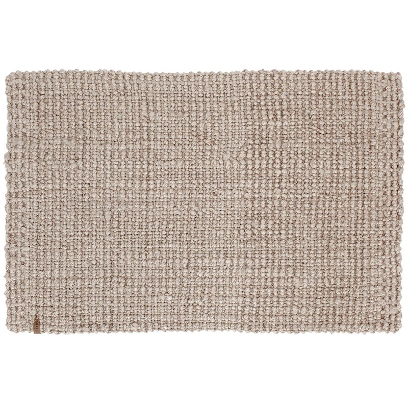 Jute Dørmåtte 60x90 cm, Grå / Beige