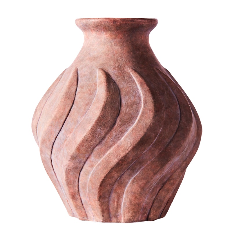 Swirl Vase Lille, Brun