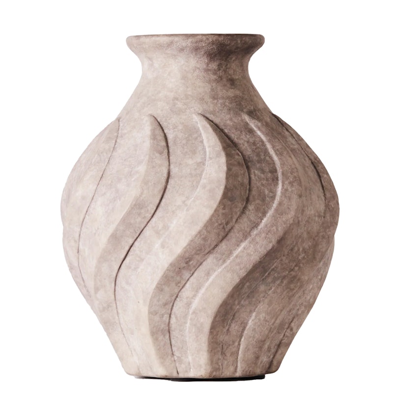 Swirl Vase Lille, Grå