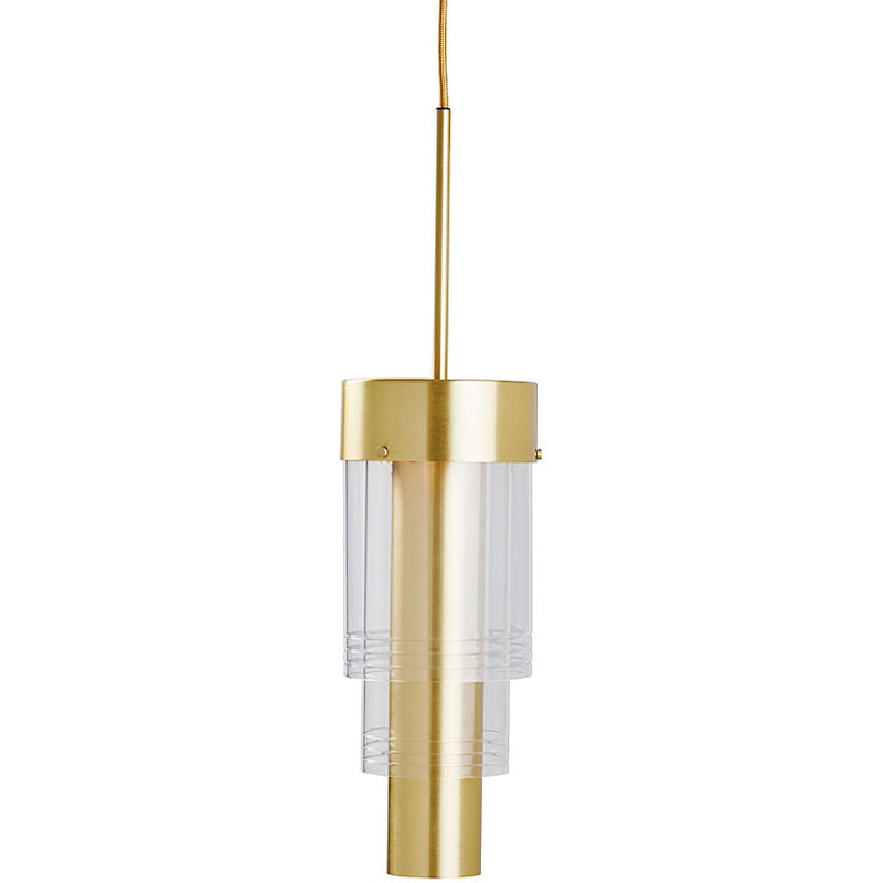 A-spire Pendel, Messing / Klar
