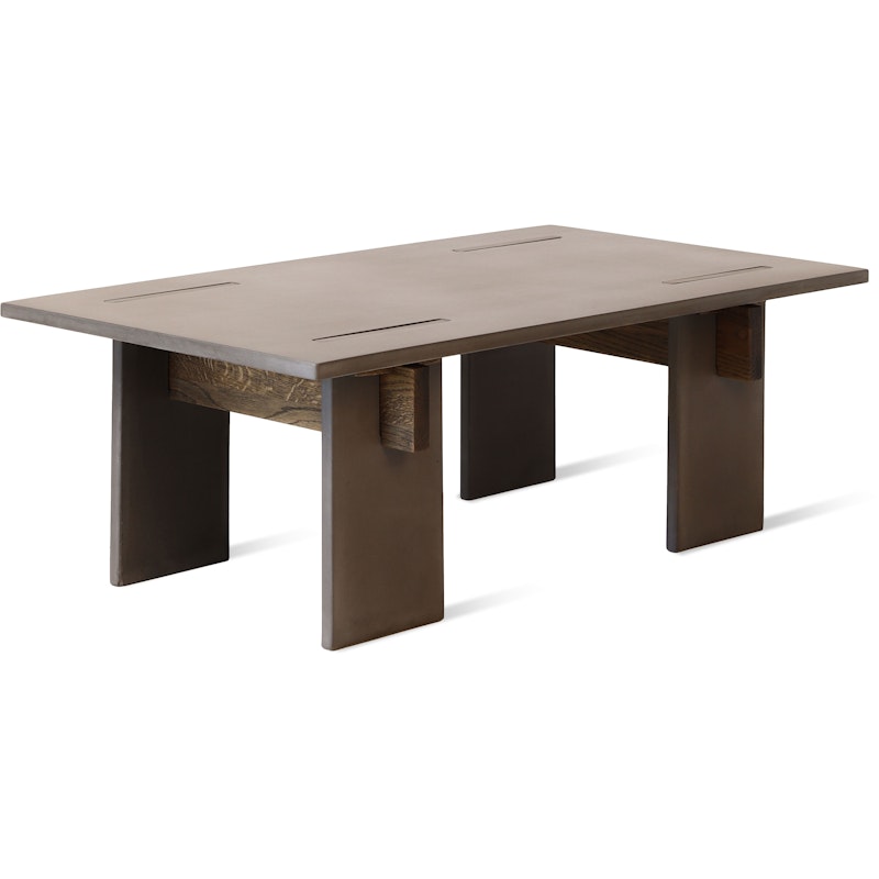Arnold Sofabord 65x110 cm, Mørk Beton