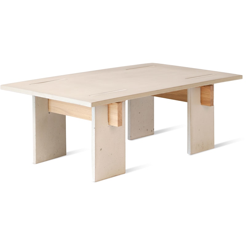 Arnold Sofabord 65x110 cm, Lys Beton