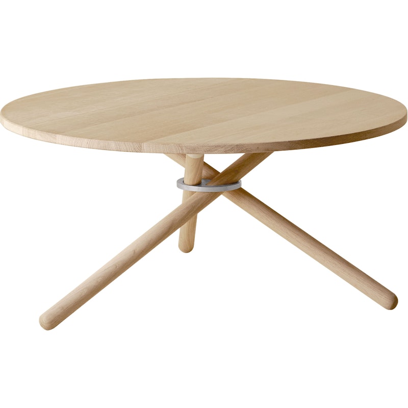 Bertha Sofabord 90 cm, Lys Eg
