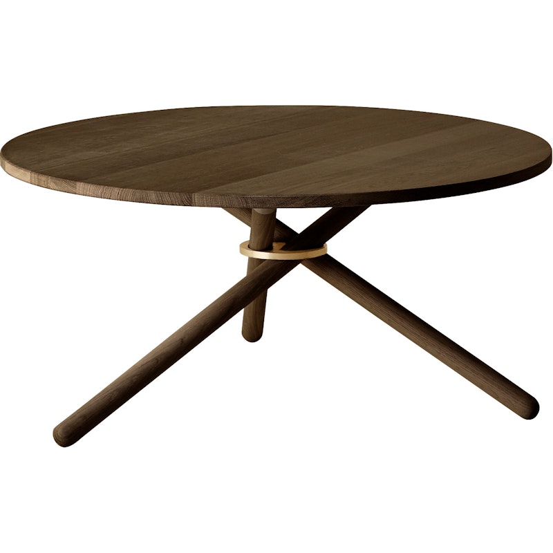 Bertha Sofabord 90 cm, Mørk Eg