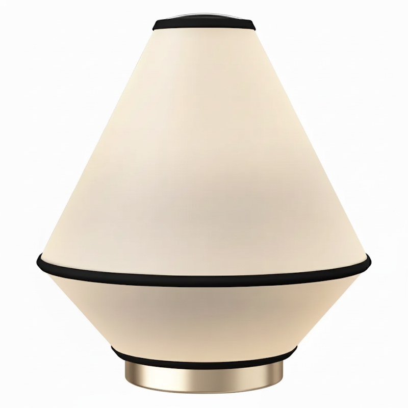 Tafta Bordlampe Portabel, Sort/Offwhite