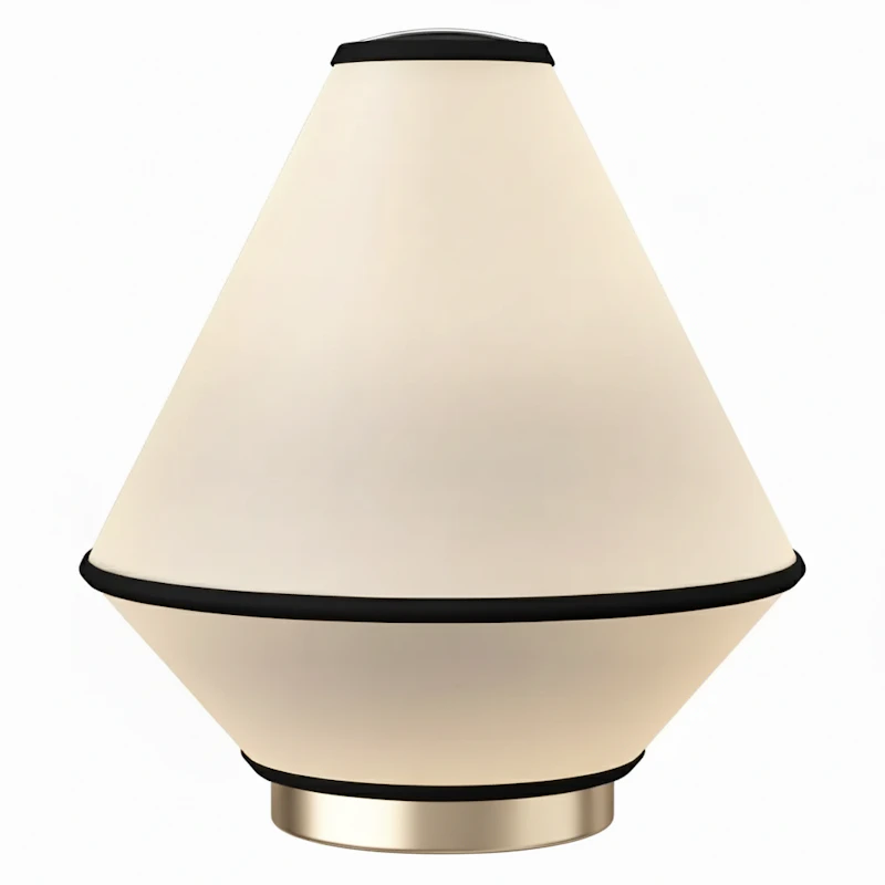 Tafta Bordlampe Portabel, Sort/Offwhite