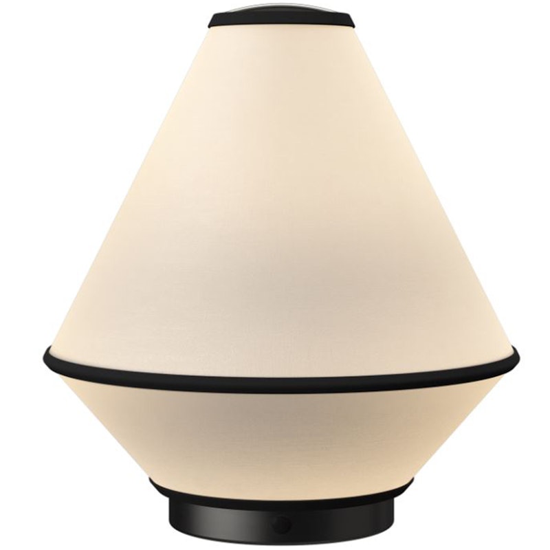 Tafta Bordlampe Portabel, Sort/Offwhite