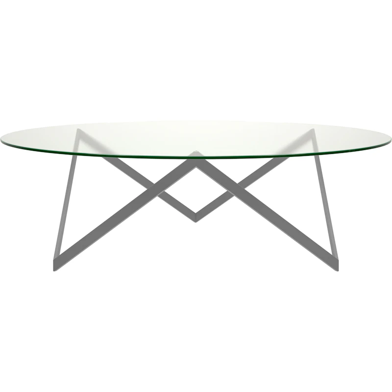 Sirius Sofabord Ø120x38 cm, Silver Grey