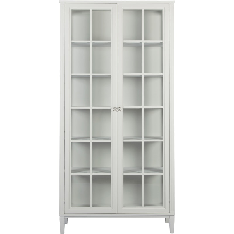 Stockholm 2.0 Display cabinet 99x37x201, Whitewash