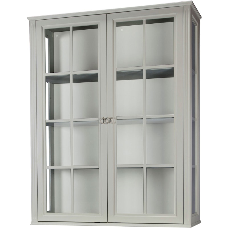 Stockholm 2.0 Vitrin Cabinet 99x34x124, Grey