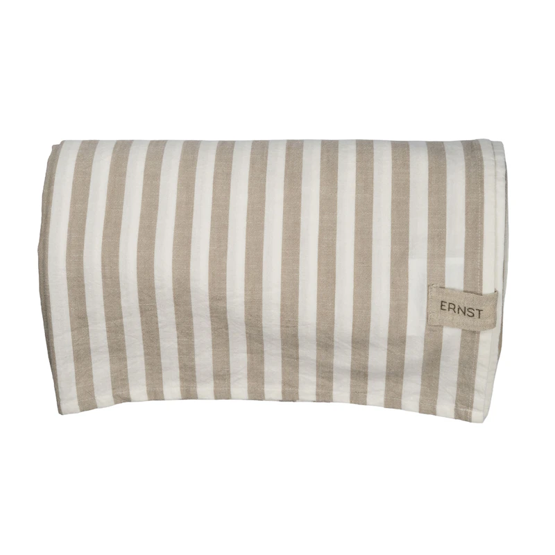 Dug 145x300 cm, Beige / Hvid