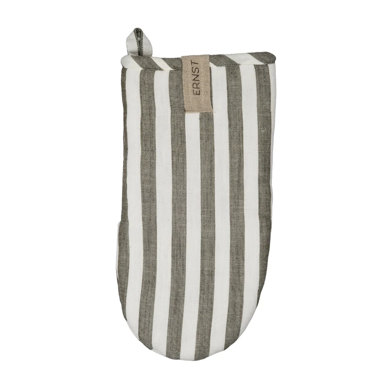 Grillhandske, Salvia / Hvid