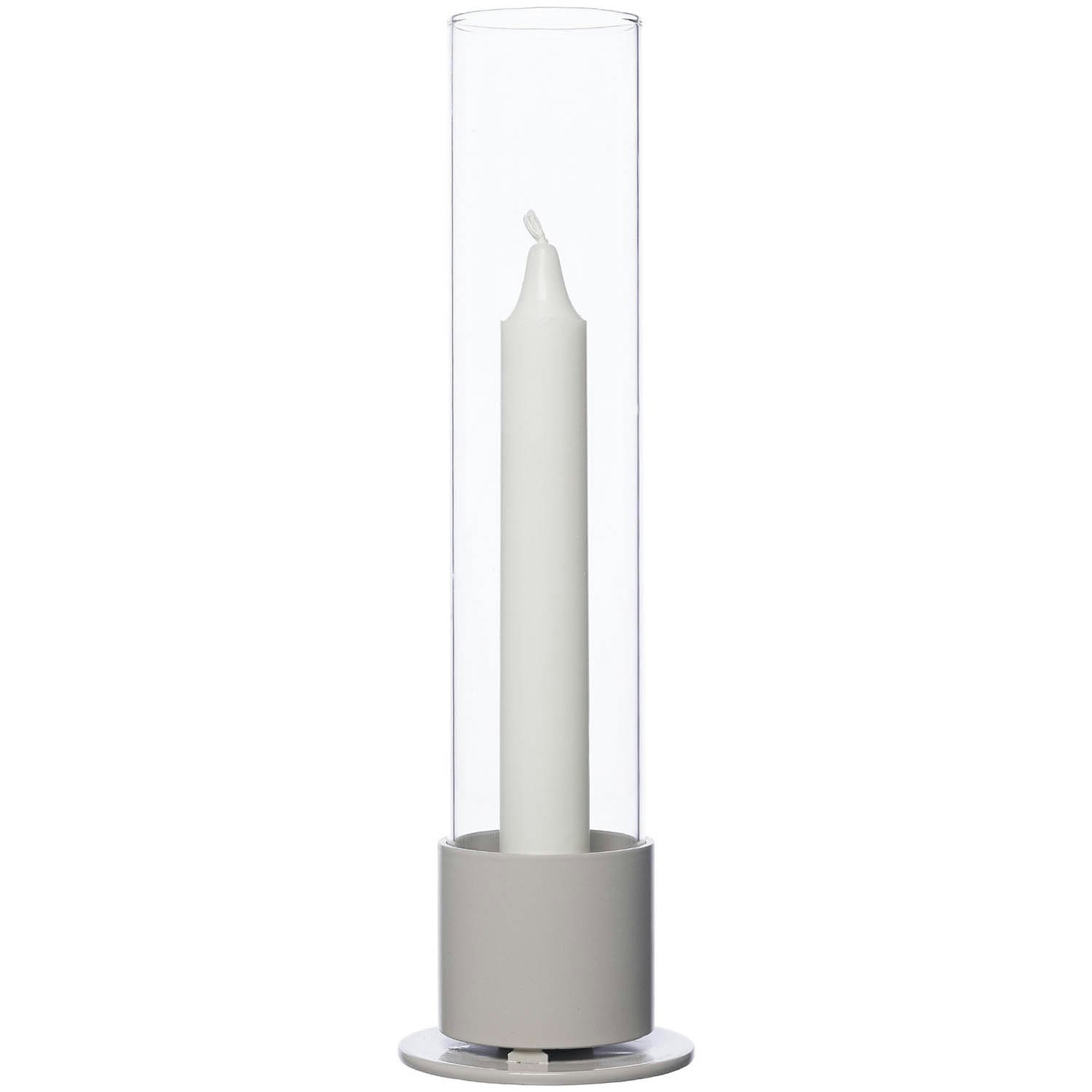 Ernst Lanterne 16,5 Cm Natural White - Lysestager Glas Off-White - 151211