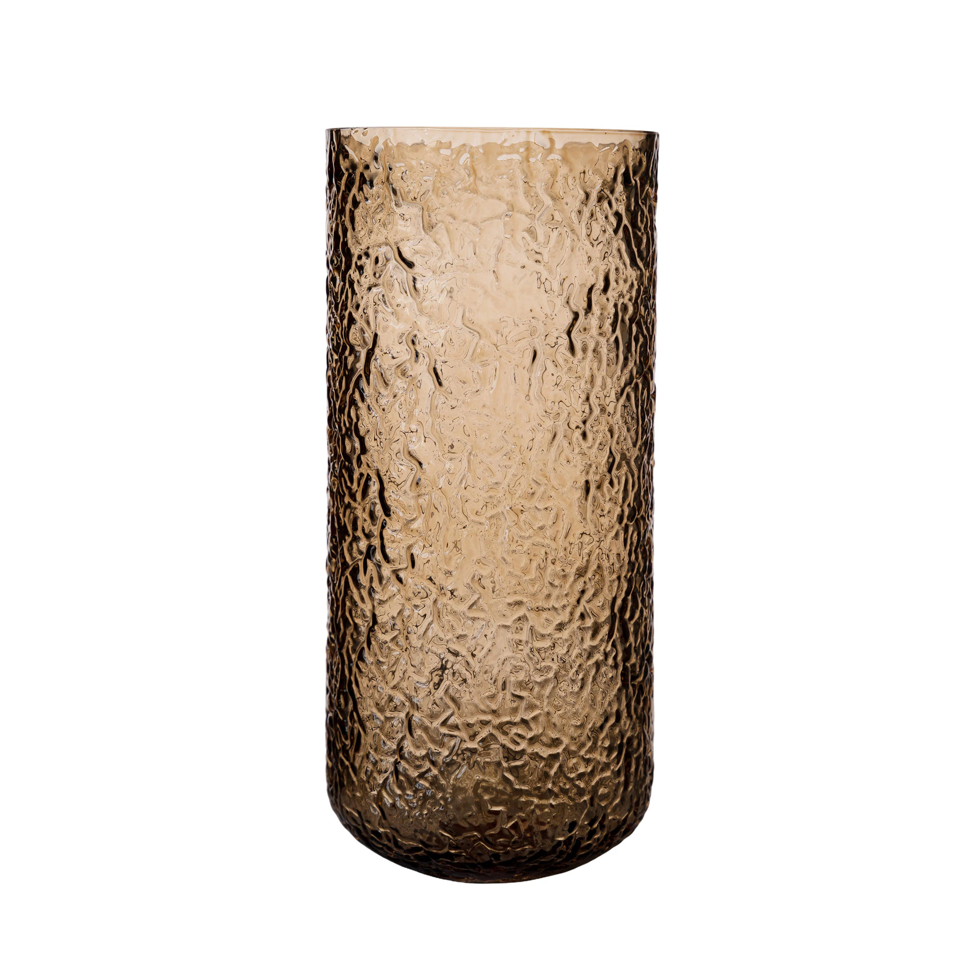 Ernst Lanterne 25 Cm - Fyrfadsstager Glas Rav - 371563