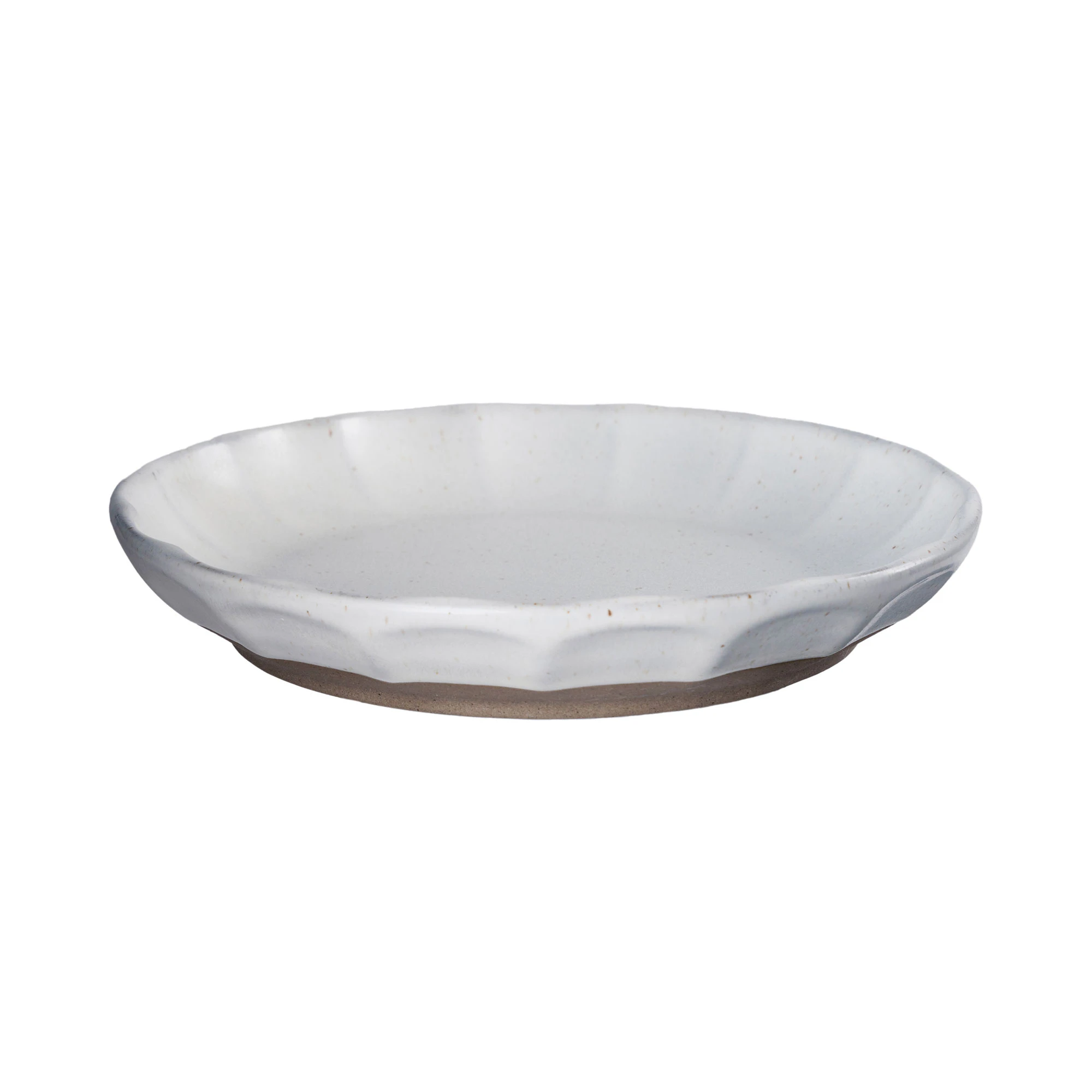 Ernst Sidetallerken 17 Cm / Natur - Asietter Stent&oslash;j Hvid - 247072