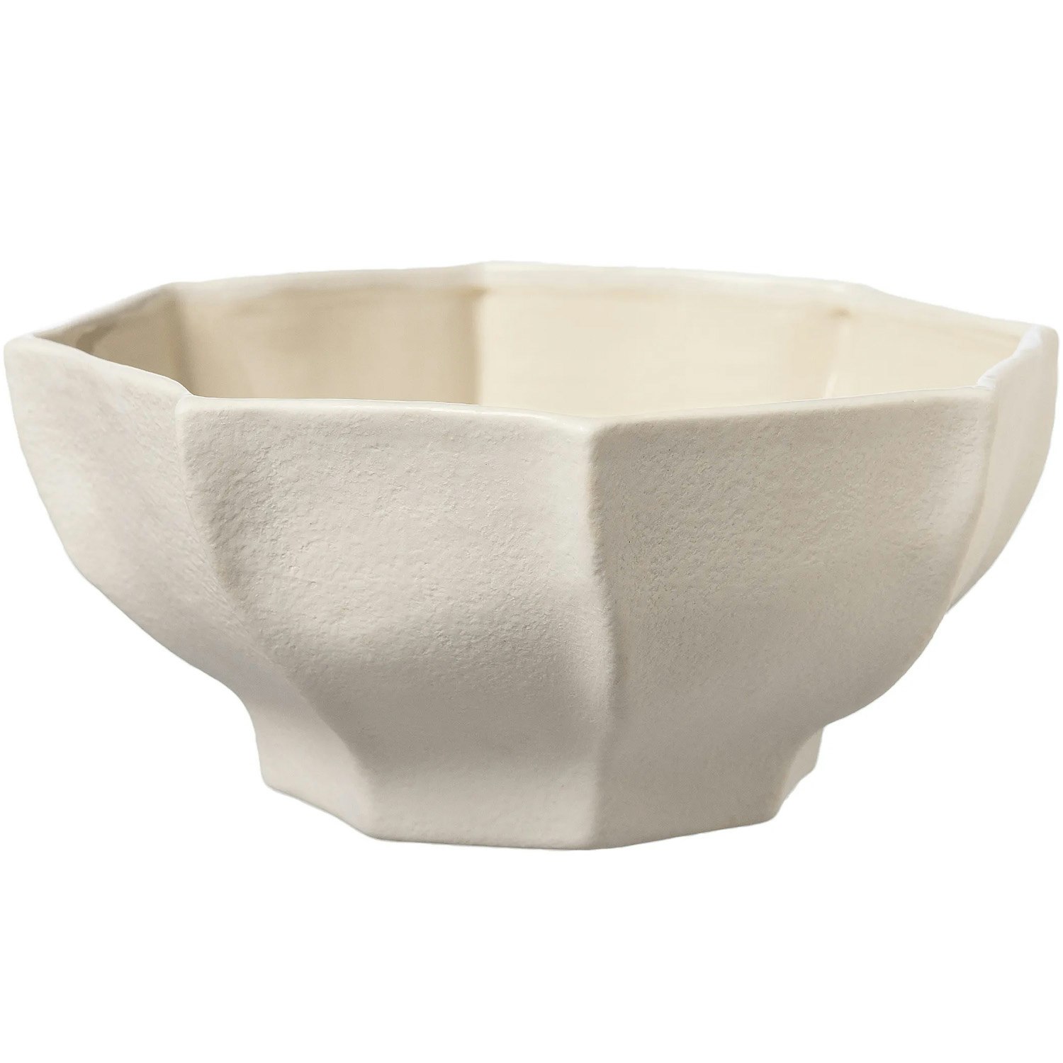 Ernst Sk&aring;l &Oslash;22,5 Cm - Serveringssk&aring;le Stent&oslash;j Off-White - 246027