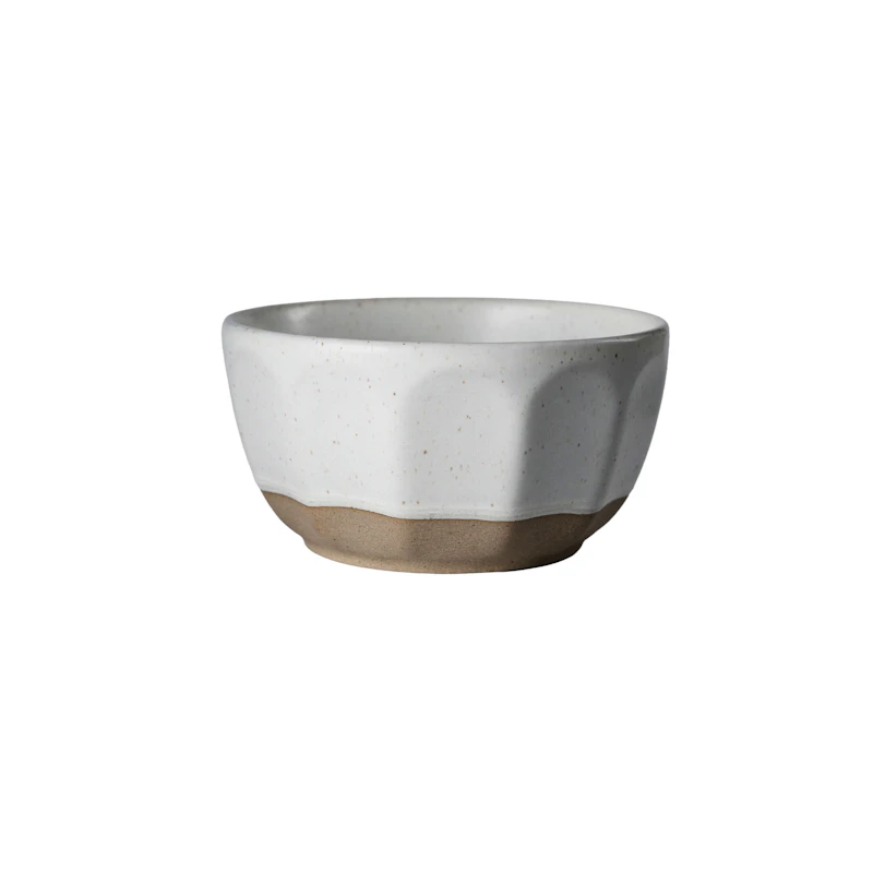 Skål 12 cm, Hvid / Natur