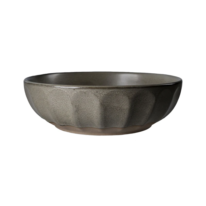 Skål 20 cm, Grå / Natur