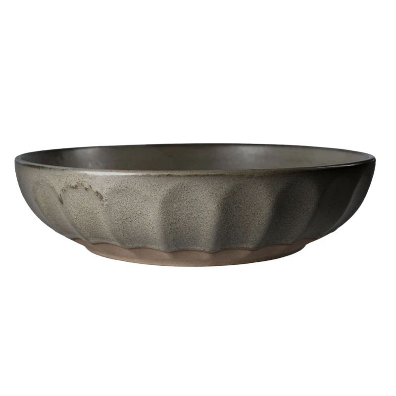 Skål 24 cm, Grå / Natur