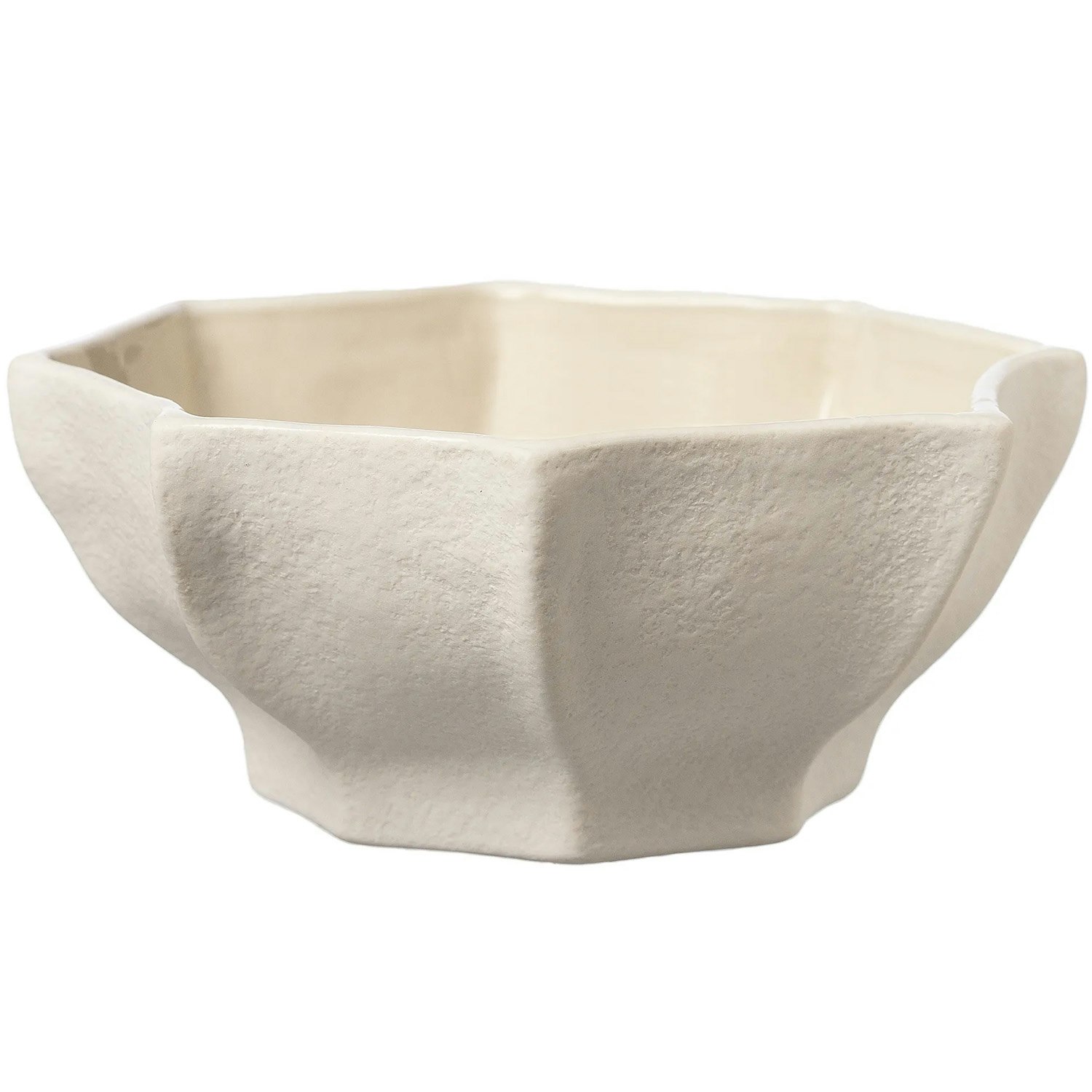 Ernst Sk&aring;l &Oslash;17 Cm - Serveringssk&aring;le Stent&oslash;j Off-White - 246026