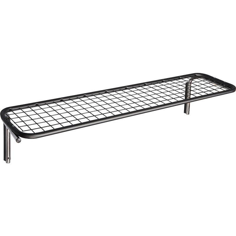 Classic 651 Skohylde Enkel Sort / Krom, 90 cm